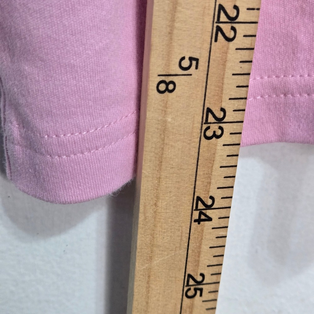 LL Bean Womens Mock Neck Long Sleeve Knit Top Pink Size M 1651 SA4 - Picture 6 of 6